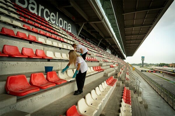 16 años dando servicio en los grandes premios del motor en el Circuit de Barcelona-Catalunya en Montmeló 