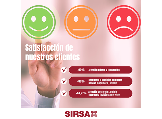 Crecen los índices de satisfacción con los servicios de SIRSA