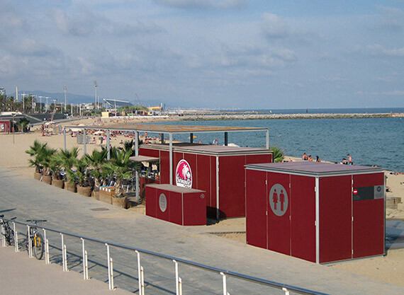 Preparados para la temporada de playas en Barcelona 
